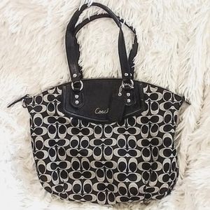 Coach Ashley Large Tote Satchel Signature C Handbag